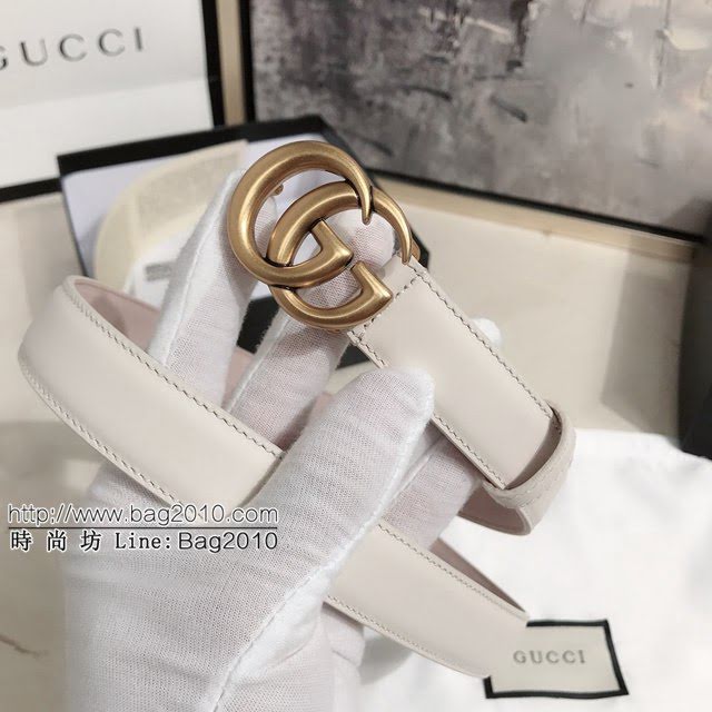 Gucci女士皮帶 古奇Maccarone腰帶  jjp1309